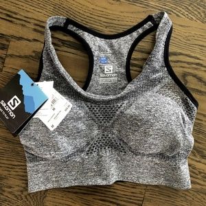 salomon medium impact bra